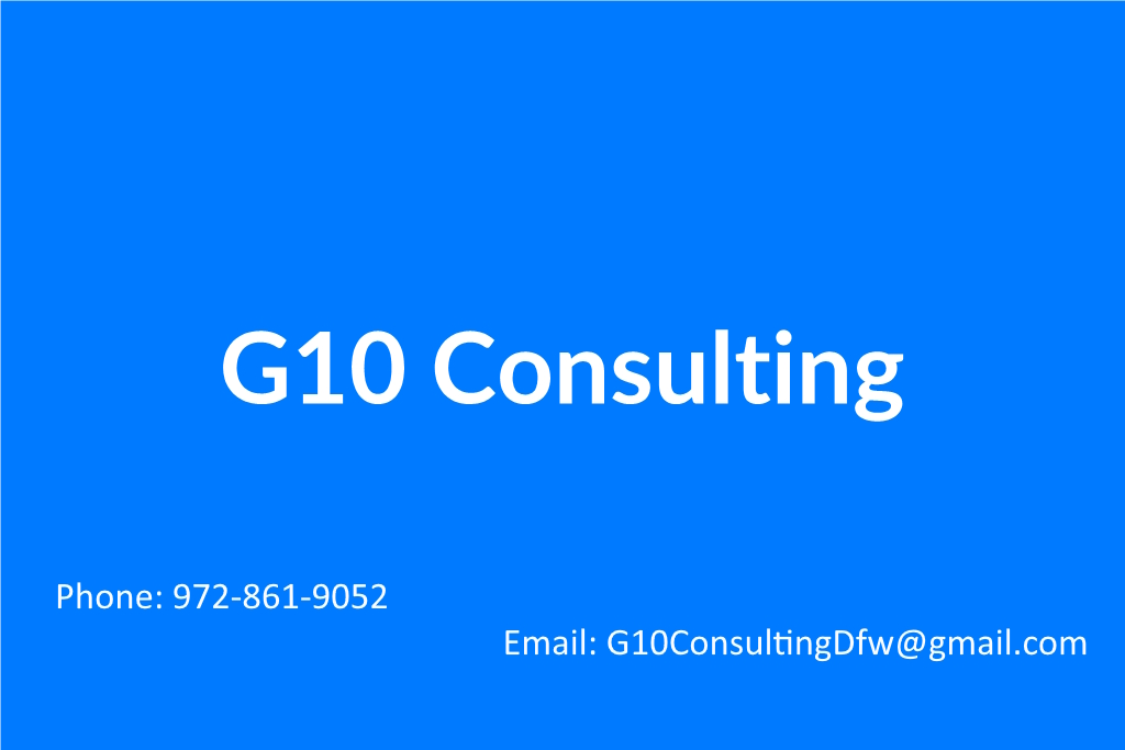 G10 Consulting Business Card